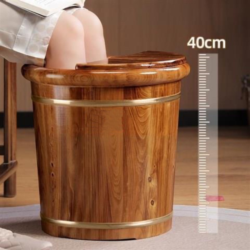 Spa Massager - Secchio in legno per pediluvio, vasca