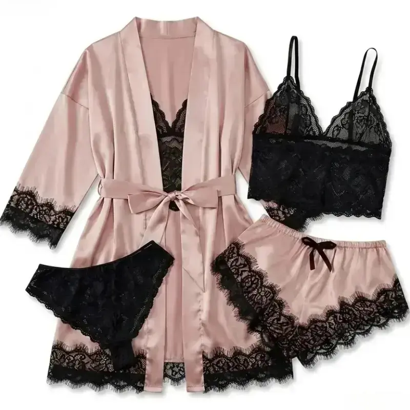 Bathrobe - Completi da pigiama in raso da