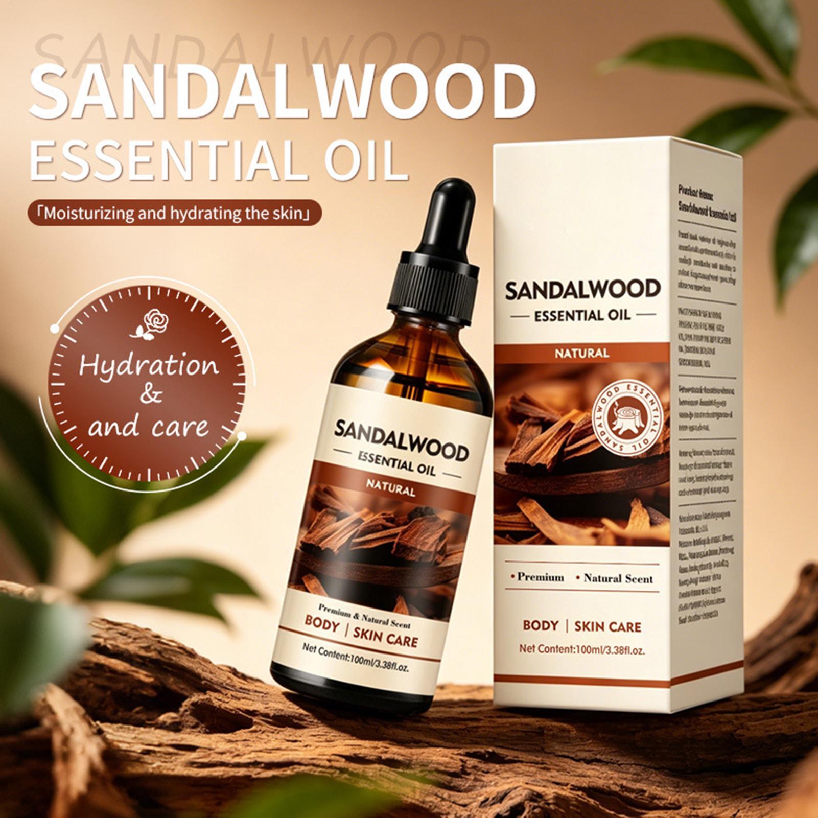 Aromatherapy Diffuser - Olio Essenziale al Sandalo 100ml, Fragranza