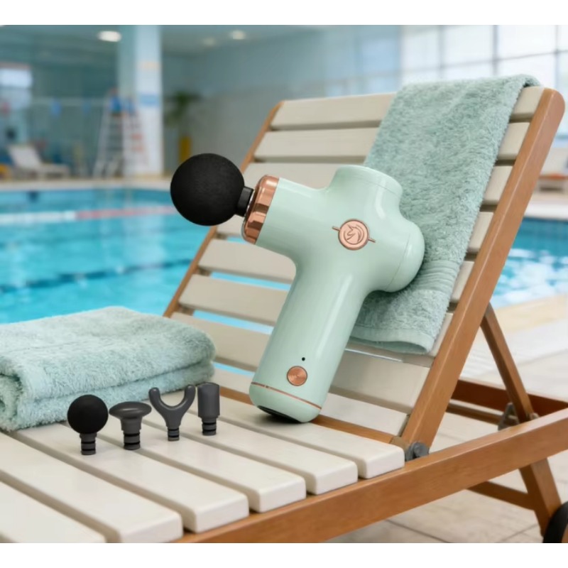 Massage Gun - Mini Pistola Massaggiante Portatile con 4