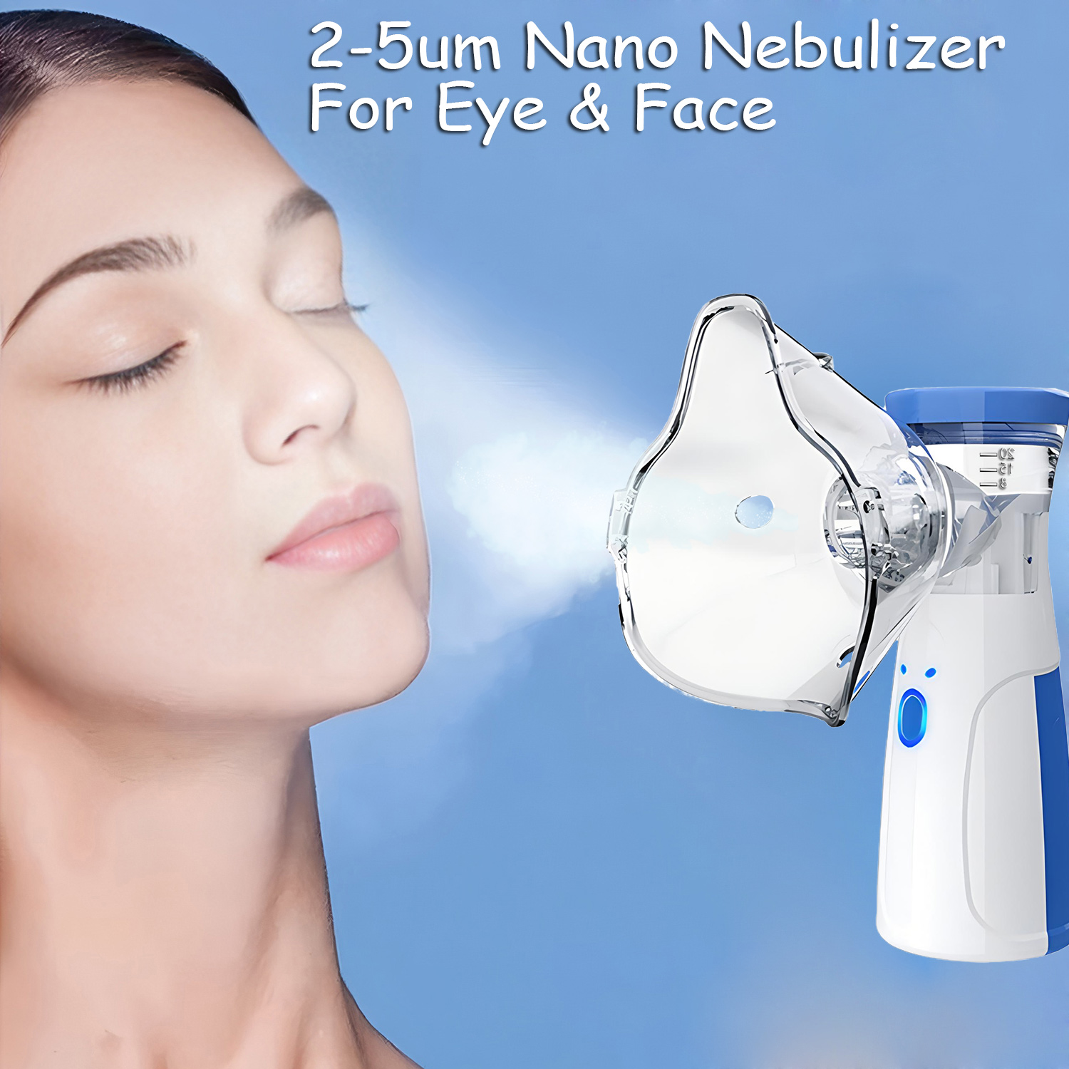 Face Steamer - Mini Vaporizzatore Facciale Silenzioso, Nebulizzatore Portatile