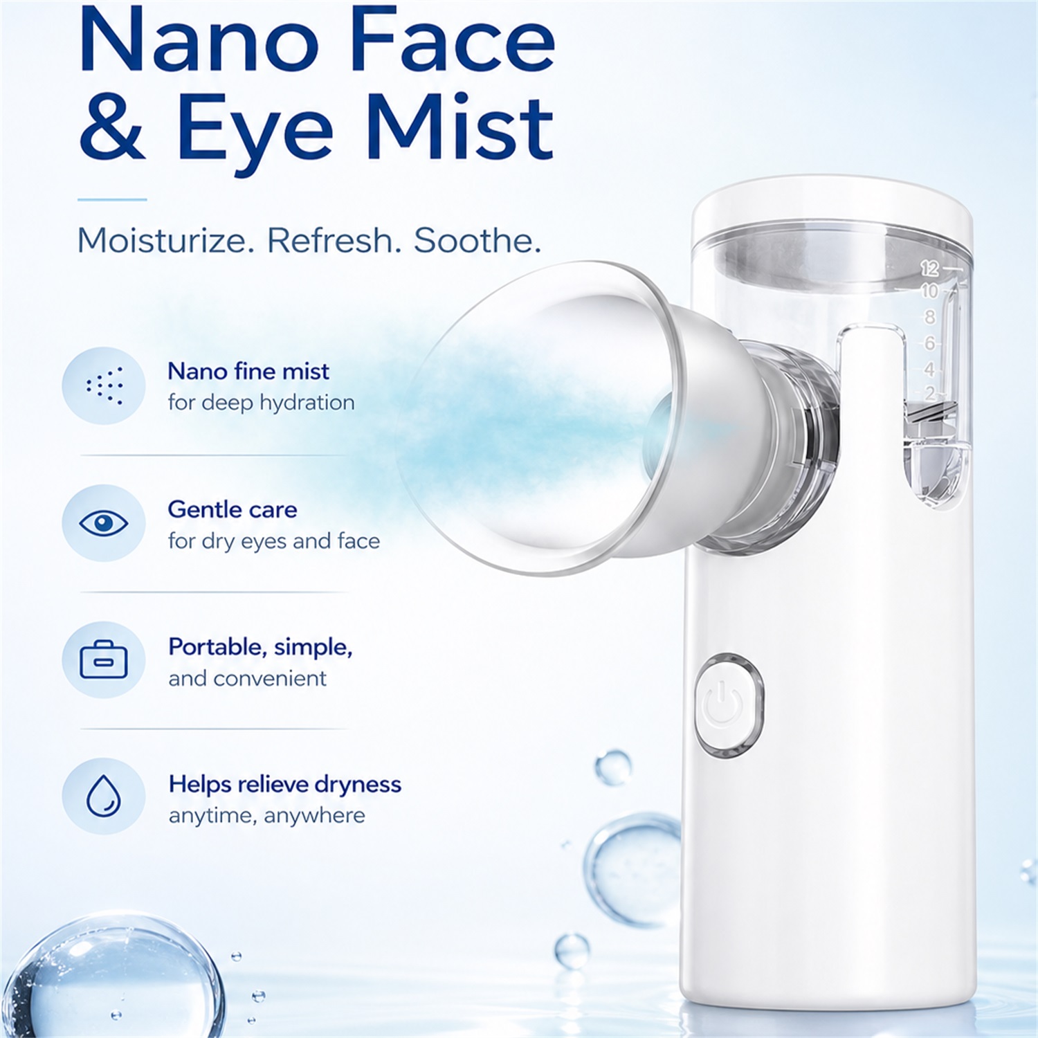 Umidificatore Nano per Occhi,  - Face Steamer recensione e prezzo