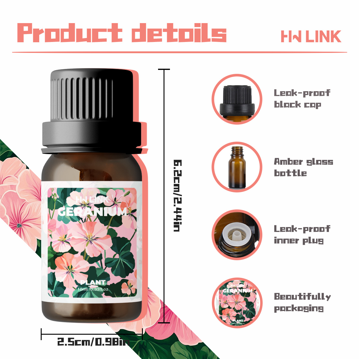 Oli Essenziali di Geranio 10ml - Aromatherapy Diffuser recensione e prezzo